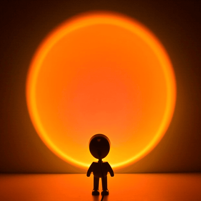 Robot zonsondergang projectorlamp voor sfeerlicht