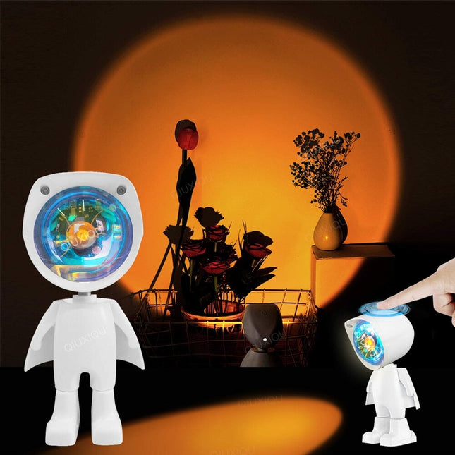 Robot zonsondergang projectorlamp voor sfeerlicht