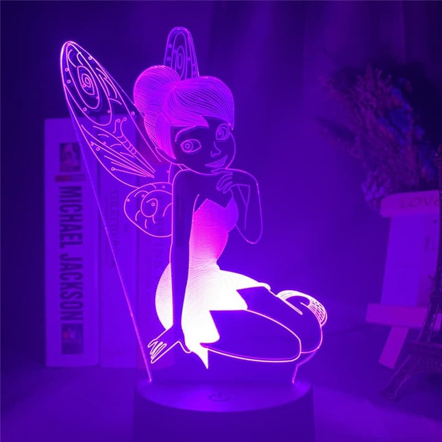 3D Tinkelbel fee LED nachtlampje