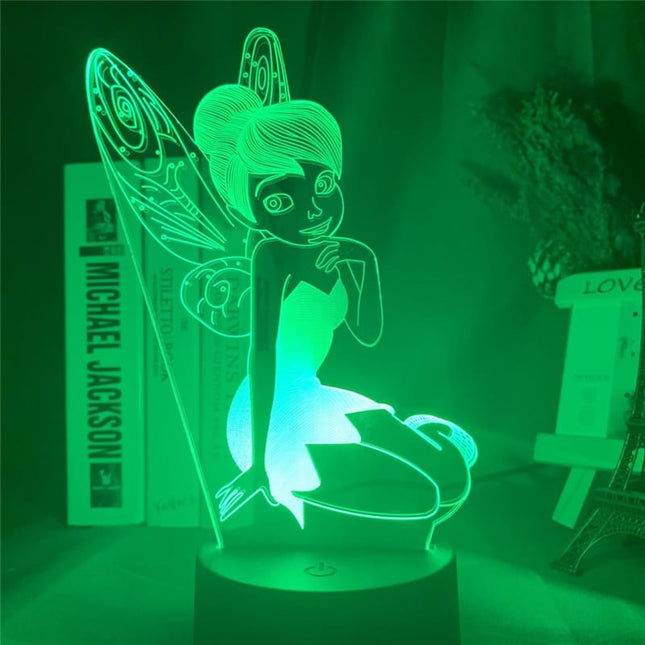 3D Tinkelbel fee LED nachtlampje