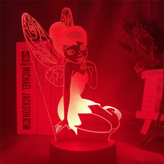 3D Tinkelbel fee LED nachtlampje