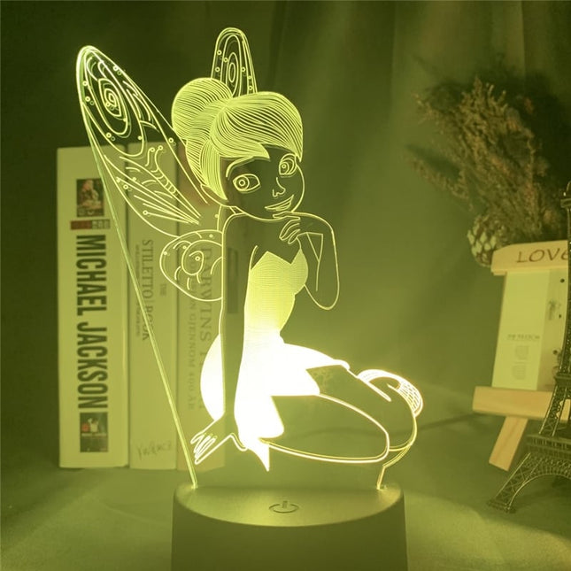 3D Tinkelbel fee LED nachtlampje