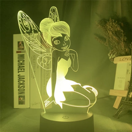 3D Tinkelbel fee LED nachtlampje