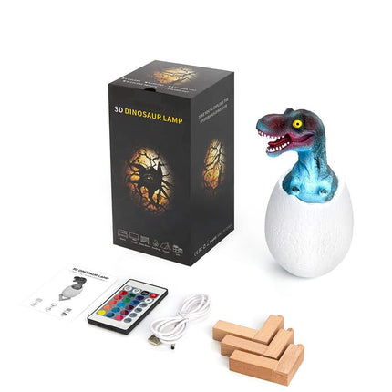 Dinosaurus Ei Nachtlamp met Afstandsbediening