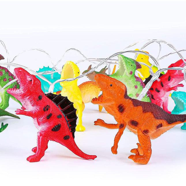 Dinosaurus lichtslinger met 10 LED lampjes