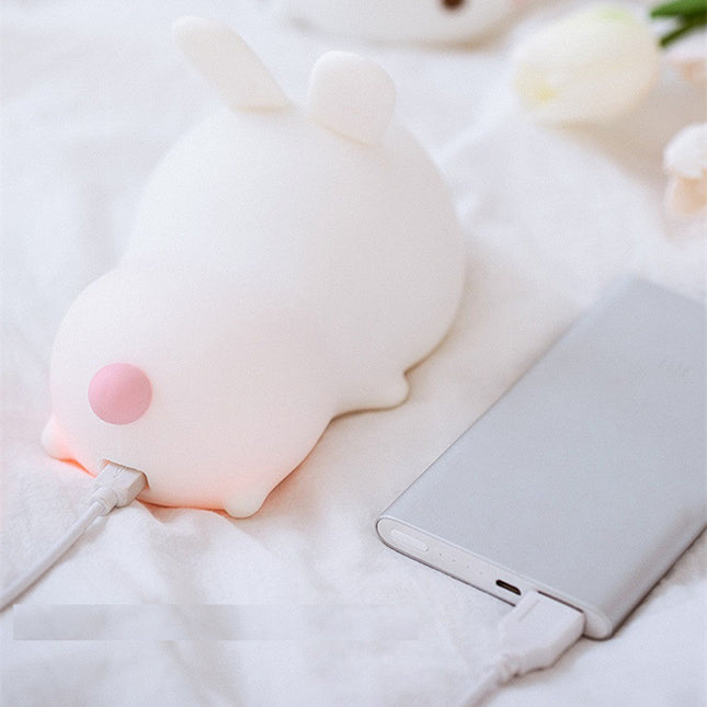 Konijn Nachtlamp met Afstandsbediening en Touch