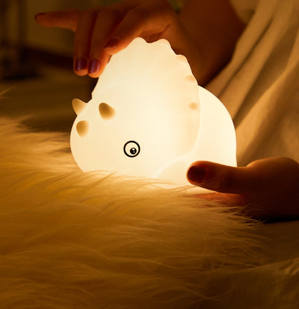 Dinosaurus nachtlampje siliconen met touch sensor