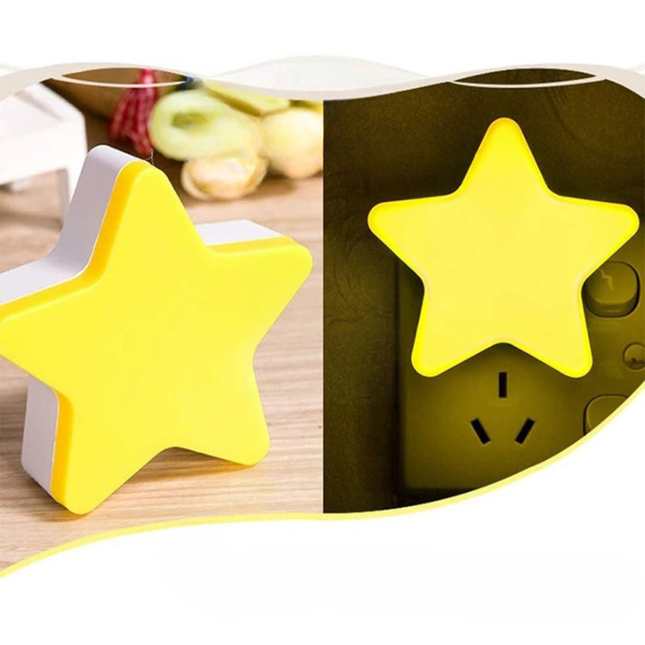 LED ster nachtlampje voor stopcontact