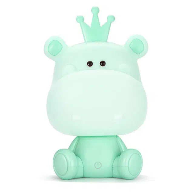 Schattig nijlpaard nachtlampje met touch