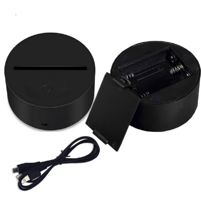 3D illusie uil LED nachtlamp