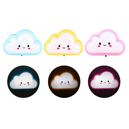 Leuk LED nachtlampje in wolkvorm