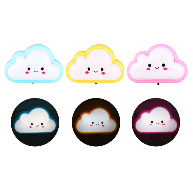 Leuk LED nachtlampje in wolkvorm