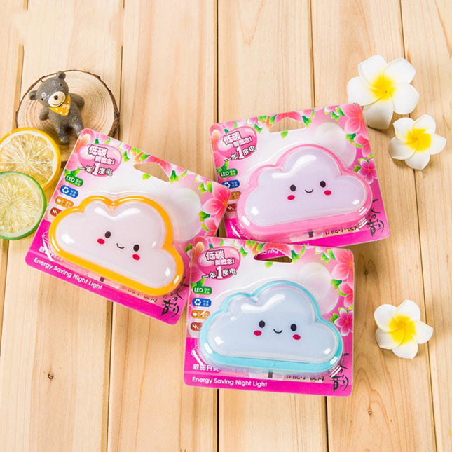 Leuk LED nachtlampje in wolkvorm