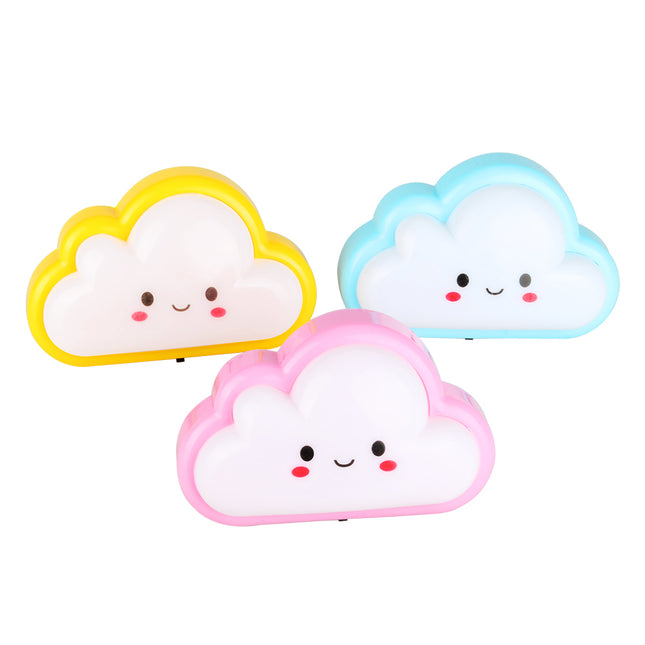 Leuk LED nachtlampje in wolkvorm