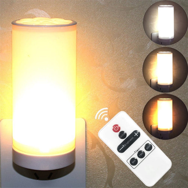 Dimbare LED nachtlamp met afstandsbediening