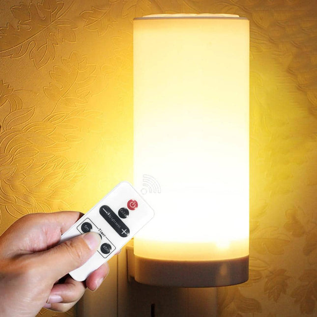 Dimbare LED nachtlamp met afstandsbediening