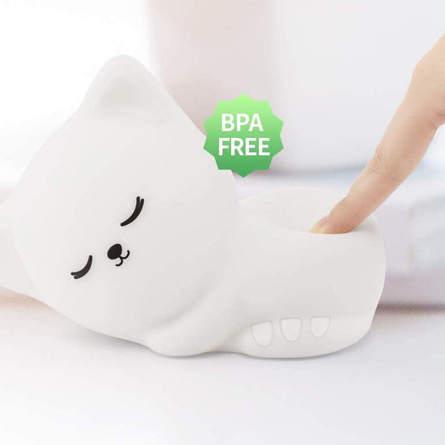 Siliconen kat nachtlampje voor de kinderkamer