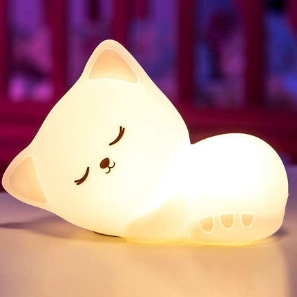 Siliconen kat nachtlampje voor de kinderkamer