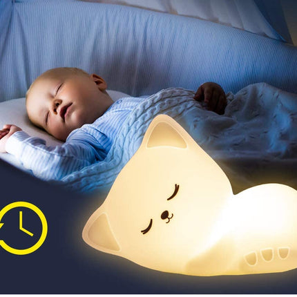 Siliconen kat nachtlampje voor de kinderkamer