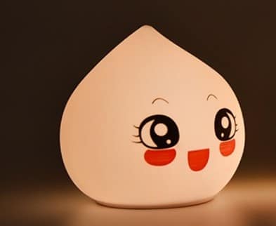 Siliconen druppel nachtlampje met touch