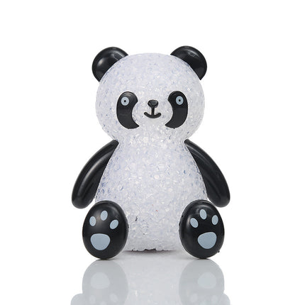 Kristal-look panda LED nachtlampje voor kinderen