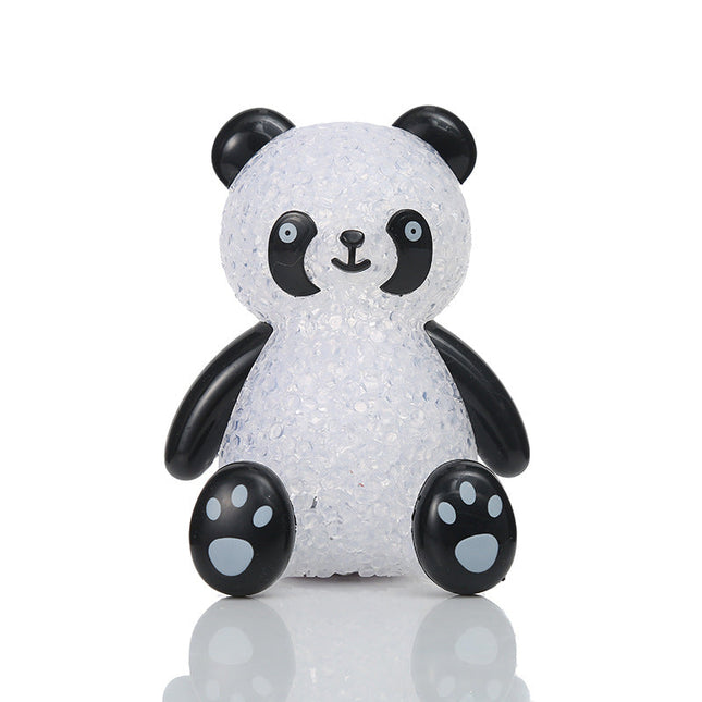 Kristal-look panda LED nachtlampje voor kinderen
