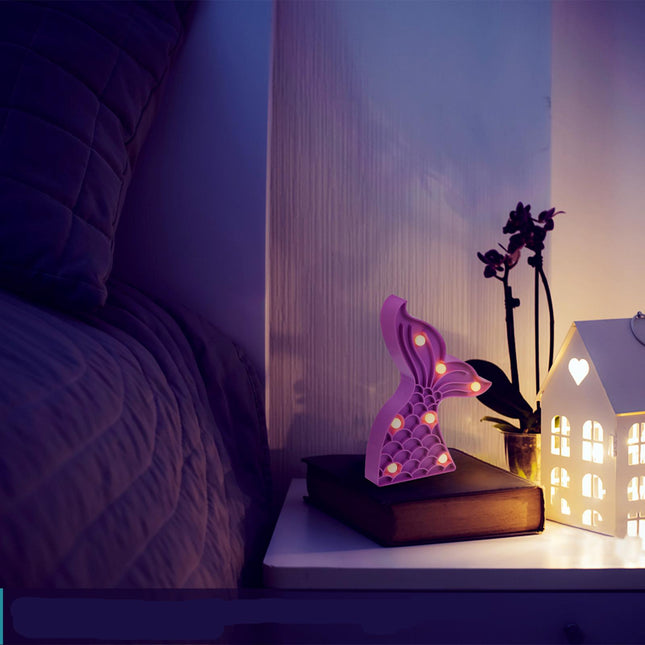 Zeemeermin Staart Lamp voor Meisjeskamer