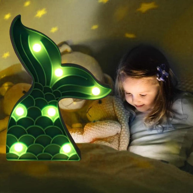 Zeemeermin Staart Lamp voor Meisjeskamer