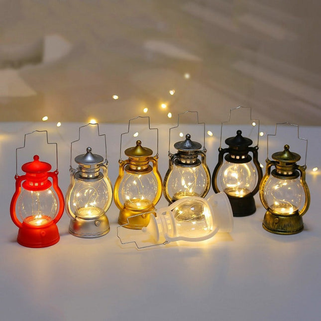 Retro design LED lantaarn tafellamp