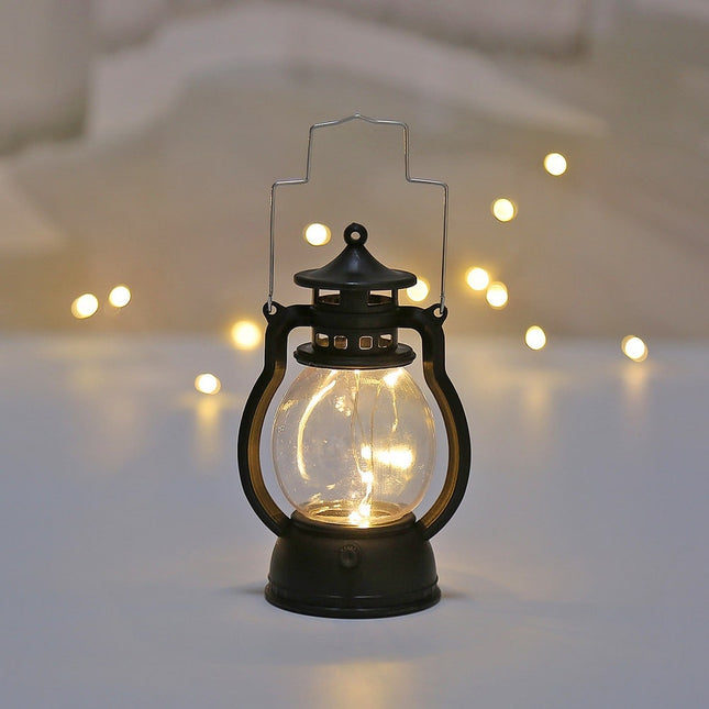 Retro design LED lantaarn tafellamp
