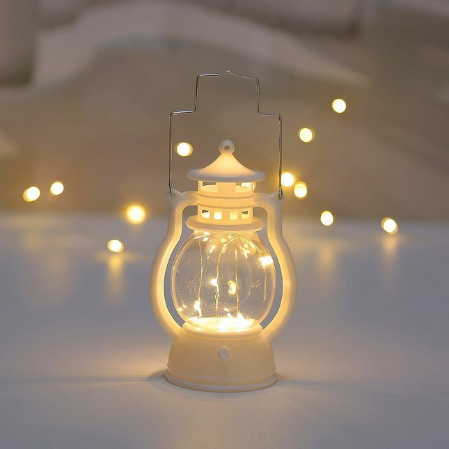 Retro design LED lantaarn tafellamp