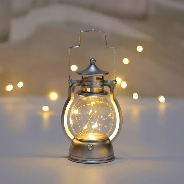 Retro design LED lantaarn tafellamp