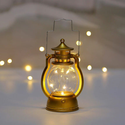 Retro design LED lantaarn tafellamp