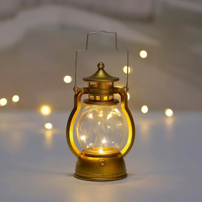 Retro design LED lantaarn tafellamp