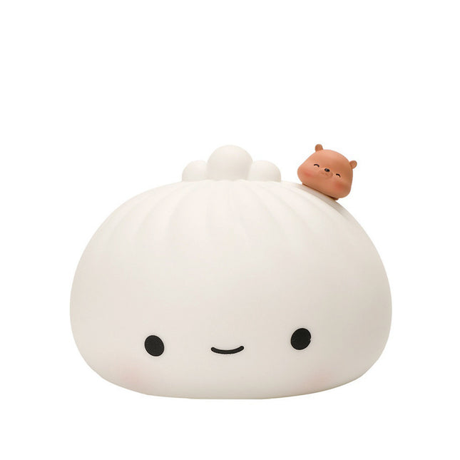 Kawaii dumpling nachtlampje met touch control