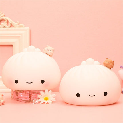 Kawaii dumpling nachtlampje met touch control