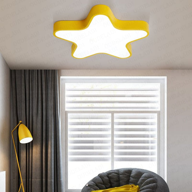 Design LED plafondlamp in stervorm