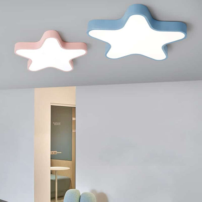 Design LED plafondlamp in stervorm