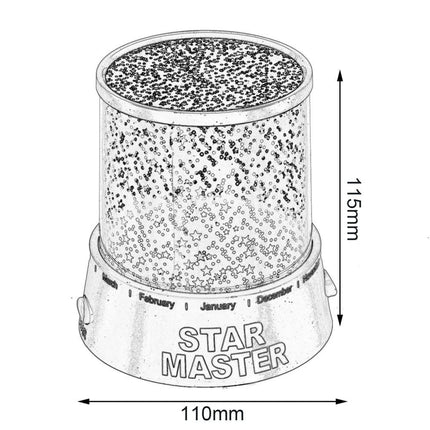 Sterrenhemel Projector Nachtlampje voor Kinderen