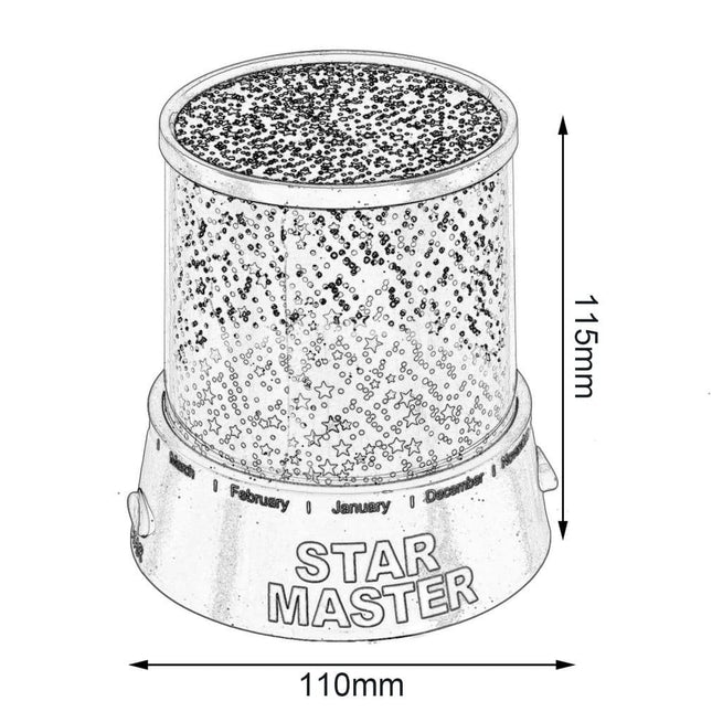 Sterrenhemel Projector Nachtlampje voor Kinderen