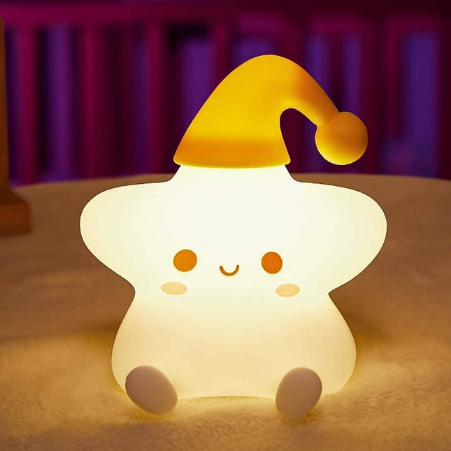 Ster nachtlampje voor kinderen 7 kleuren