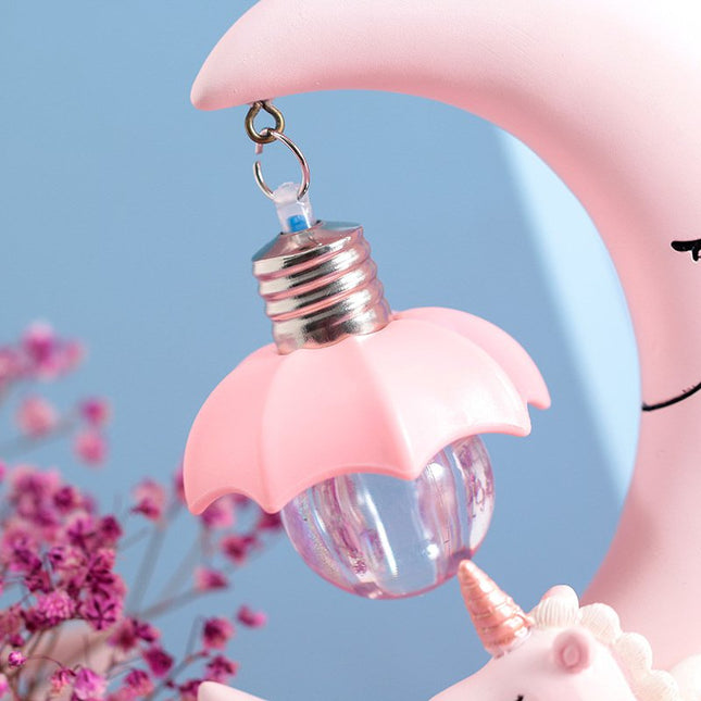 Nachtlampje eenhoorn en maan voor kinderen