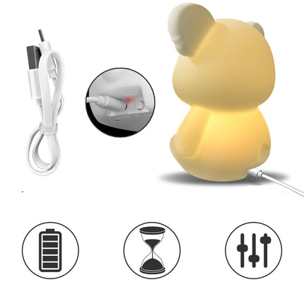 Siliconen koala nachtlampje met afstandsbediening
