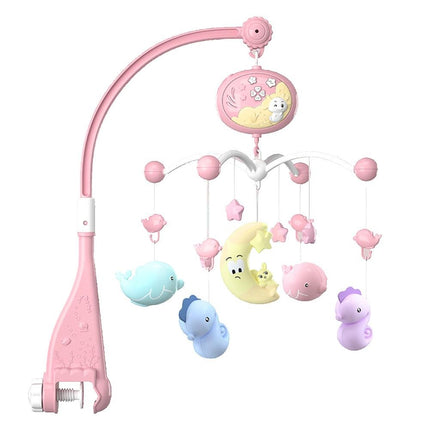 Babymobiel met projector en rustgevende muziek