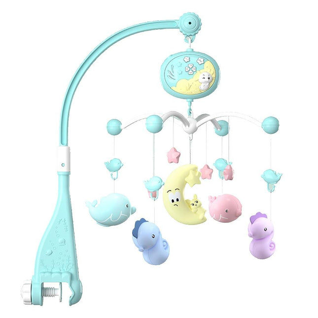 Babymobiel met projector en rustgevende muziek