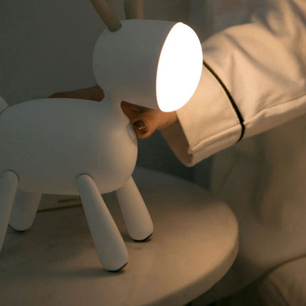 Modern en speels nachtlampje hert