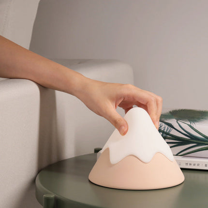 Siliconen berg nachtlamp met touch sensor