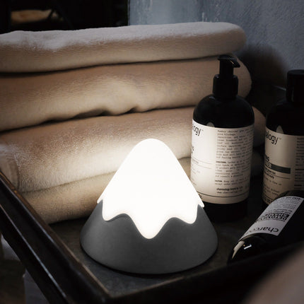 Siliconen berg nachtlamp met touch sensor