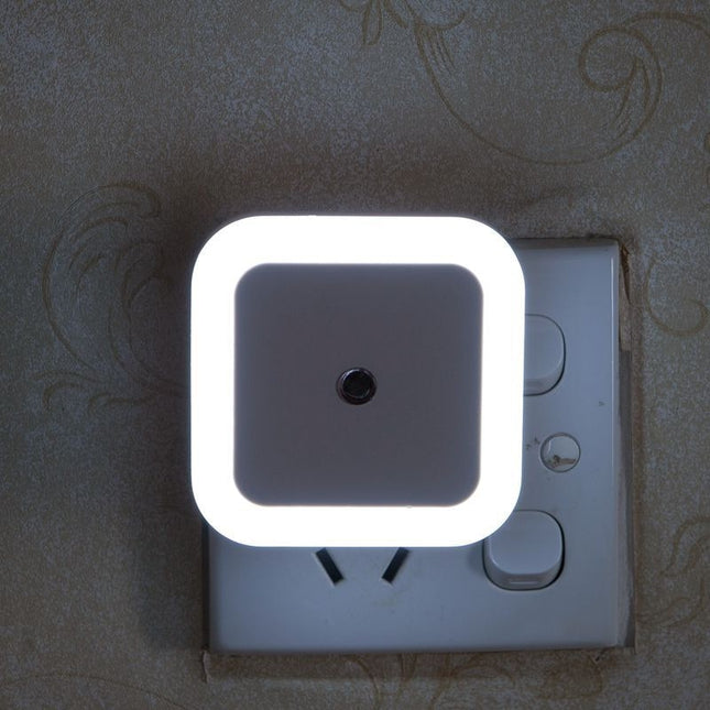 Vierkant LED nachtlampje met lichtsensor