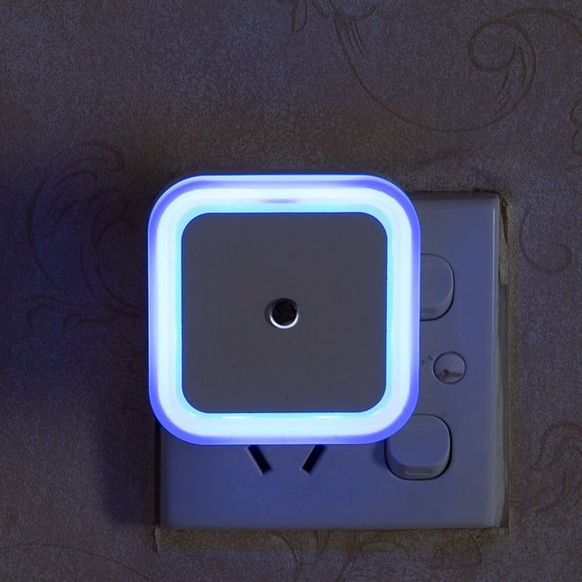 Vierkant LED nachtlampje met lichtsensor